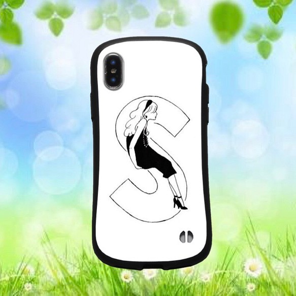 女の子 少女 英語 可愛いデザイン 携帯ケース 可愛いスマホケース ペット iPhoneカバー スマホケース 1枚目の画像