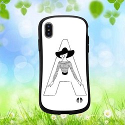 1 女の子 少女 英語 可愛いデザイン 携帯ケース 可愛いスマホケース ペット iPhoneカバー スマホケース 1枚目の画像