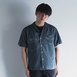 Kimono aloha shirt short sleeve アロハシャツ 1枚目の画像