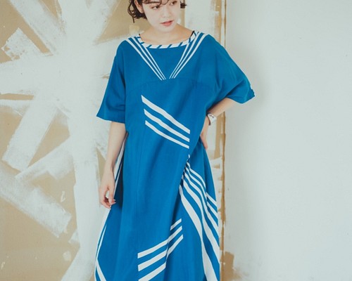 Kimono shortsleeve one piece 半袖ワンピース 着物リメイク 浴衣