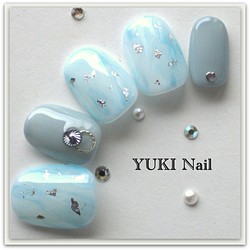 春夏マーブル ネイルチップ ネイル 上品 華やか シンプル 綺麗 ジェル ネイルチップ ネイルシール Yuki Nail 通販 Creema クリーマ ハンドメイド 手作り クラフト作品の販売サイト