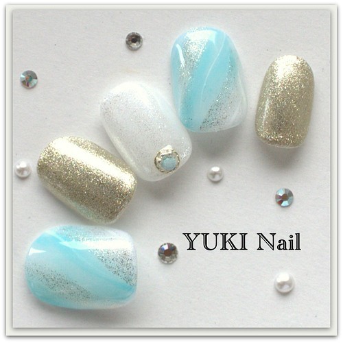 春夏色違いネイル ネイルチップ ネイル 上品 華やか シンプル 綺麗 ジェル ネイルチップ ネイルシール Yuki Nail 通販 Creema クリーマ ハンドメイド 手作り クラフト作品の販売サイト