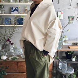 yakko pullover 久留米絣 1枚目の画像