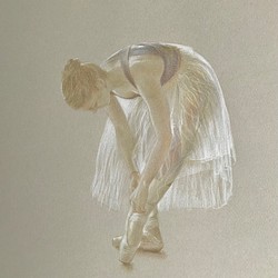 『 ballerina 11』＃アート＃原画＃＃絵画＃カラーペンシル＃バレエ＃ダンサー＃クラッシック 1枚目の画像