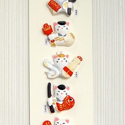 七福神猫　シロー０１（ホワイトベース） 1枚目の画像