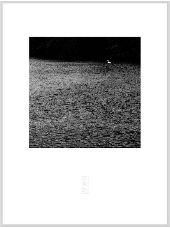 黒と白の風景写真作品No.05▲壁の装飾▲ピクチャーフレームフォトフレーム▲アルミフレーム 1枚目の画像