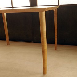 ぴかぴかテーブル／楓　すきまの家具：SUKIMA ka_003 1枚目の画像