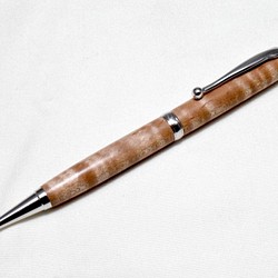 【楓木】手工木製圓珠筆超薄線條CROSS筆芯 第1張的照片