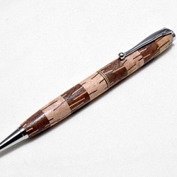 [實木複合地板]（原型）手工木製圓珠筆Slimline CROSS額外鉛 第1張的照片