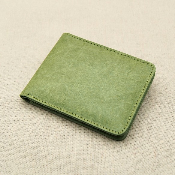 紙感銀包/摺包/短夾(抹茶綠) Paper Wallet/ Purse (Matcha Green) 第1張的照片