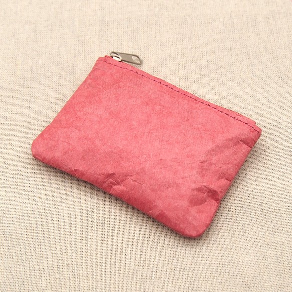 紙感零錢包 (櫻桃粉紅) Paper Coin Purse (Cerise Pink) 第1張的照片
