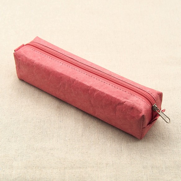 紙感筆袋 (櫻桃粉紅) Paper Pencil Pouch (Cerise Pink) 第1張的照片