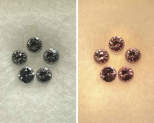 カラーチェンジガーネット ルース 約0.46ct 5石 マダガスカル ベキリィ