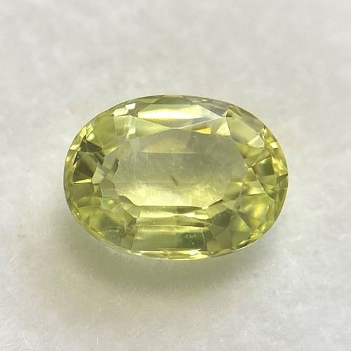 クリソベリル ルース 1.088ct スリランカ産 日独ソーティング付 www