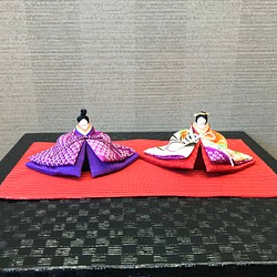 ひな祭り　正絹で作った雛人形　D03 1枚目の画像
