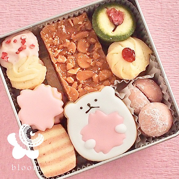 【5/31まで限定】桜のクッキー缶（大） 1枚目の画像