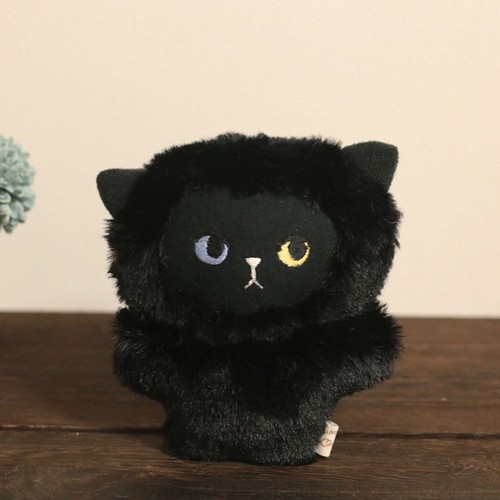 黒猫のmyao(ミャオ)オッドアイ　ぬいぐるみ ✳︎受注販売