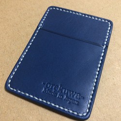 ≪現品処分セール≫オリジナルカード1枚ケース青色 1枚目の画像