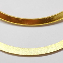 ハンドメイド素材 ペンダントフレーム アーチ 曲線 弓 型 エポキシ樹脂粘土 UVレジン 手芸 Aタイプ ゴールド 1枚目の画像