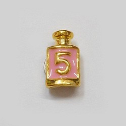 SHAREKI マスクピアス マスクアクセサリー「マスピア」m-pb-002 香水瓶型 ピンク 1枚目の画像