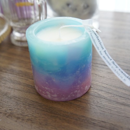 キャンドル グラデーション ソイキャンドル 小 キャンドル キャンドルホルダー Rose Candle 通販 Creema クリーマ ハンドメイド 手作り クラフト作品の販売サイト