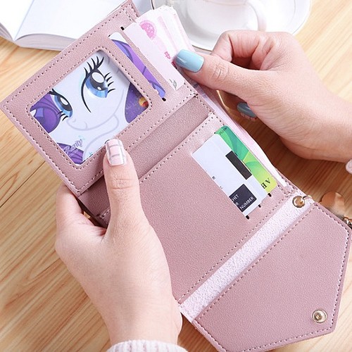 三つ折り財布 コンパクト」レディース 小さい財布 カード収納