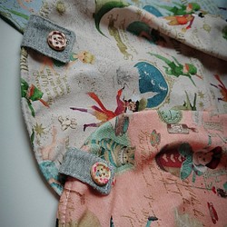 メルヘン・ピーター(水色) 袖フリフリのワンコ服 1枚目の画像