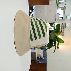 手工雙面漁夫帽 (handmade Reversible Bucket Hat) 寬帽檐形 第1張的照片