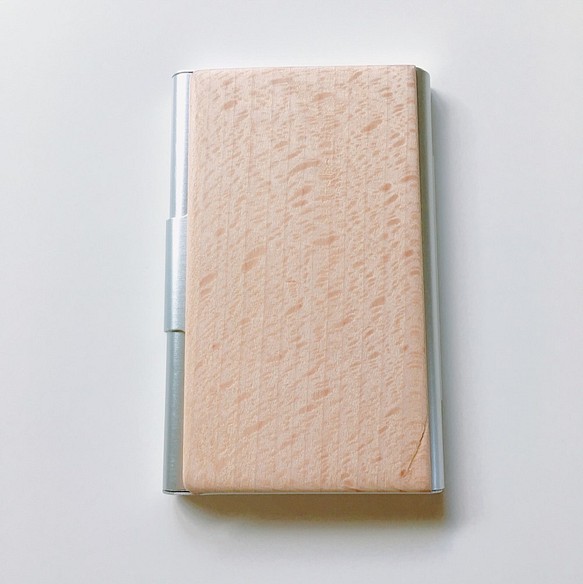 【無垢材】栗木材のカードケース（ブナ材） 1枚目の画像