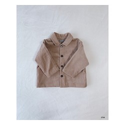 【jacket (moca)】送料無料 ベビー 女の子　男の子　ジャケット　かっこいい　コーデュロイ 1枚目の画像