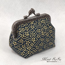 MintSaSa * Gold Cherry Blossom Gold Bag Bright Black 1枚目の画像