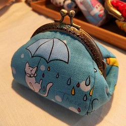 MintSaSa * Rainy Cat KitゴールドパックブロンズブルーアンブレラRaining 1枚目の画像