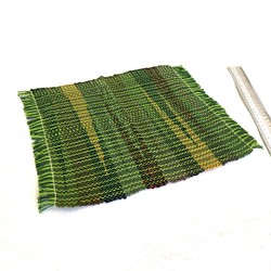 機織り手織り テーブルクロス敷物 1枚目の画像