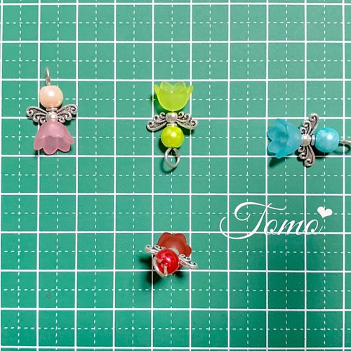 8色セット エンジェル 天使 ゆめかわいい チャーム チャーム トモ ᴗ 通販 Creema クリーマ ハンドメイド 手作り クラフト作品の販売サイト