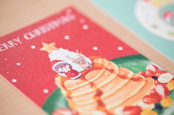 ポストカード 4枚セット クリスマスカード お菓子と動物シリーズ カード レター Mogfee 通販 Creema クリーマ ハンドメイド 手作り クラフト作品の販売サイト