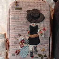 新品☆パッチワーク・キルト☆100%ハンドメイド 少女バック トート