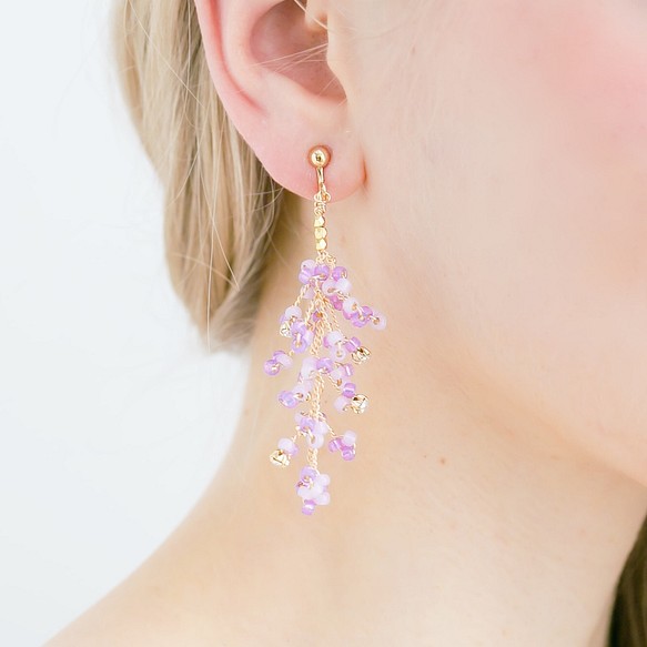 ライラック イヤリング／ピアス EARRING#010 - ピアス