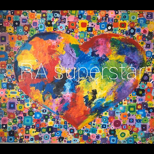 ORIGINALアート 'The LOVE' 絵画 RAsuperstar 通販｜Creema(クリーマ)