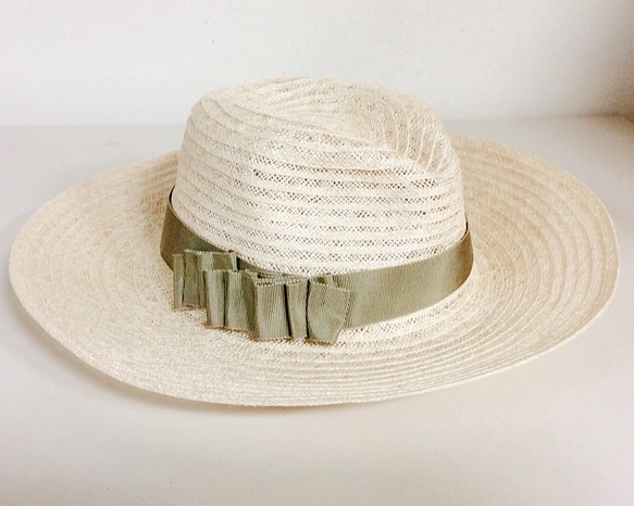 olive ribbon hat (中折れ) www.disdukcapil.paserkab.go.id