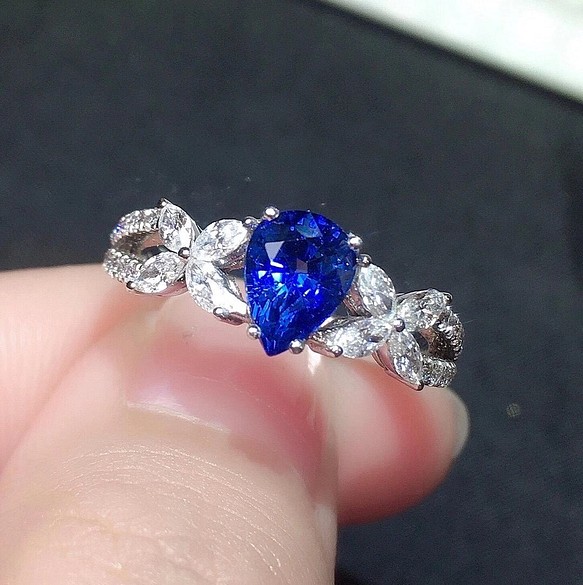 2極タイプ 非加熱 天然 ブルーサファイア 1.95ct ノーヒート - 通販