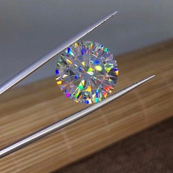 【１0カラット】人気商品 輝くモアサナイト ダイヤモンド ルース 1枚目の画像