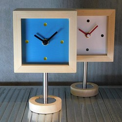 送料無料　テーブルクロック　table clock　ミッドセンチュリー　北欧　雑貨　オシャレ 1枚目の画像