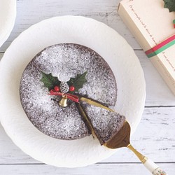 ＊１２月１７日まで＊クリスマスラッピング♪常温OK♪濃厚！焼きチョコレートケーキ「ガトーショコラクラシック」 1枚目の画像