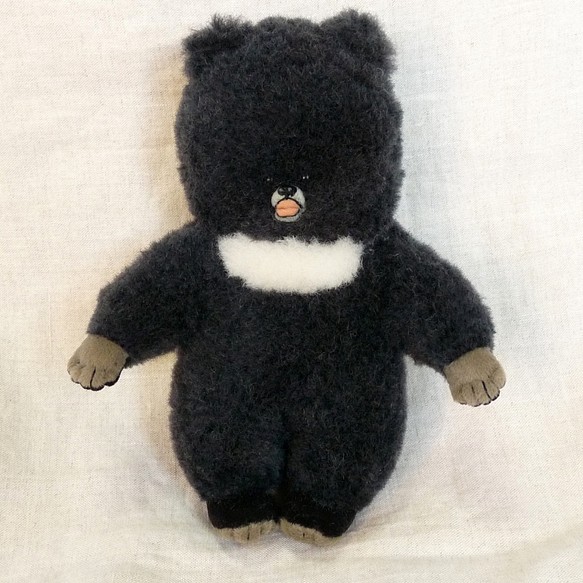 作家 クマ 北村日乃 ハンドメイド クマ人形-