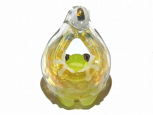 光線照射2 [kengtaro / Kentaro]青蛙硼質玻璃工匠蛙青蛙一隻青蛙一點 第1張的照片