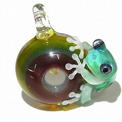 青蛙配件玻璃杯“ Gekkou Seven” [kengtaro Kentaro]青蛙青蛙圖案 第1張的照片