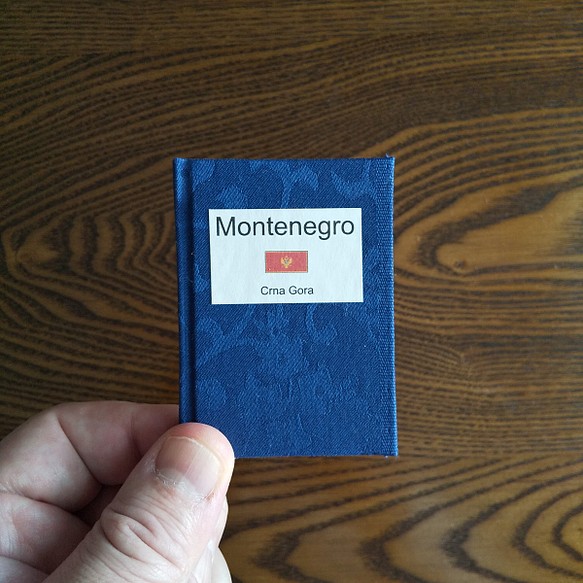 旅から生まれた豆本 モンテネグロ 1枚目の画像