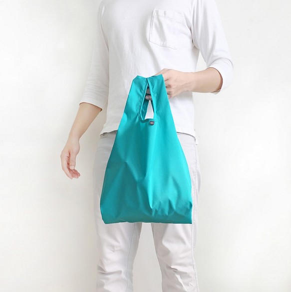 U3 三號購物袋 / 碧藍 / 單色【tē-á 簡單袋】 第1張的照片