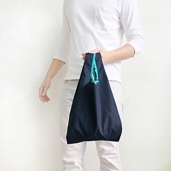 U3 三號購物袋 / 黛藍 / 雙色【tē-á 簡單袋】 第1張的照片