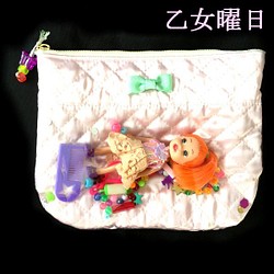 再販・私の宝物◆夢のお人形遊びポーチ◆ピンク 1枚目の画像